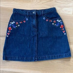 NEW The Kooples Denim Mini Skirt